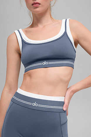 Airbrush Better Together Bra - Bluestone/White